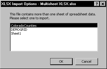 XLSX Import Options